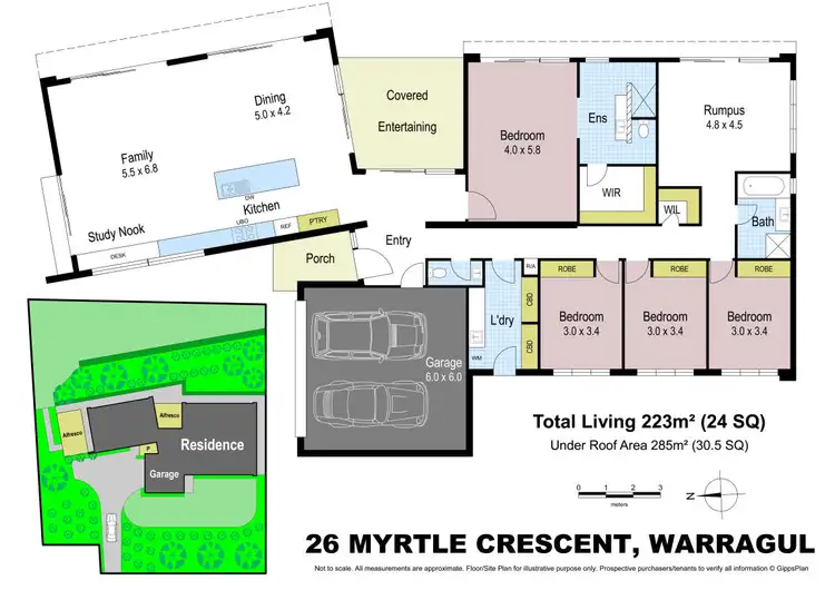 Floorplan of Homely house listing, 26 Myrtle Crescent, Warragul VIC 3820