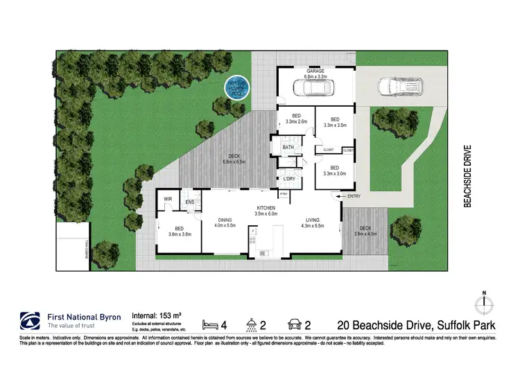 Floorplan of Homely house listing, 20 Beachside Drive, Suffolk Park NSW 2481
