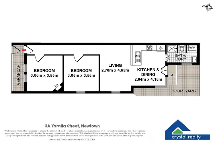 Floorplan of Homely house listing, 3A Yaralla Street, Newtown NSW 2042