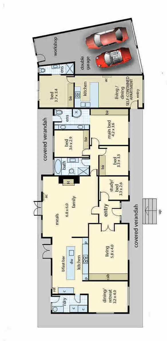Floorplan of Homely house listing, 1 Pauline Court, Frankston South VIC 3199