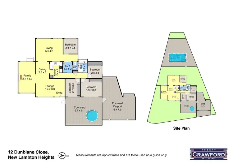 Floorplan of Homely house listing, 12 Dunblane Close, New Lambton Heights NSW 2305