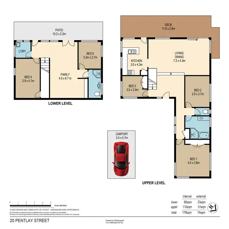 Floorplan of Homely house listing, 20 Pentlay Street, Kenmore QLD 4069