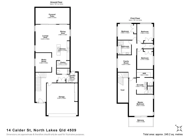 Floorplan of Homely house listing, 14 Calder Street, North Lakes QLD 4509