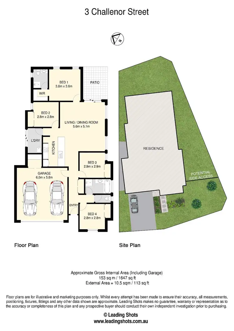 Floorplan of Homely house listing, 3 Challenor Street, Caboolture QLD 4510