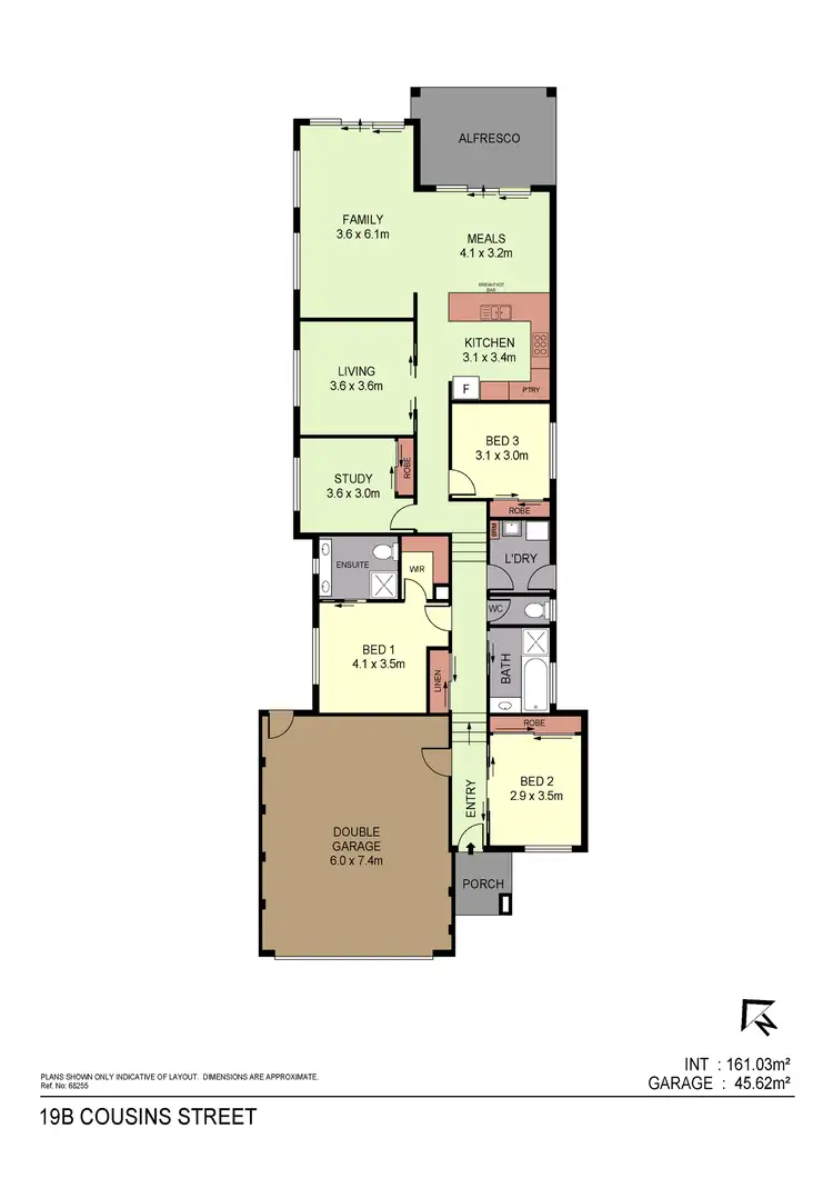 Floorplan of Homely house listing, 19B Cousins Street, Strathdale VIC 3550
