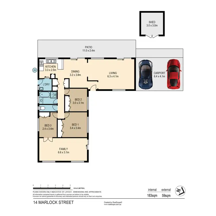 Floorplan of Homely house listing, 14 Marlock Street, Bellbowrie QLD 4070