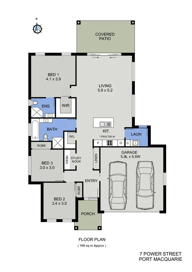 Floorplan of Homely house listing, 7 Power Street, Port Macquarie NSW 2444