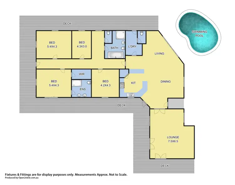 Floorplan of Homely rural property listing, 5356 Whittlesea-Yea Road, Yea VIC 3717