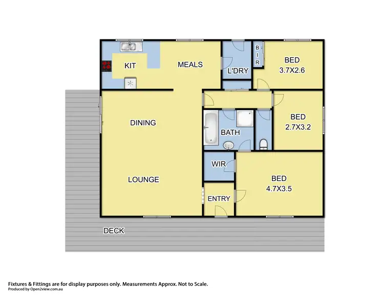 Floorplan of Homely rural property listing, 586 Ti Tree Creek Road, Yea VIC 3717
