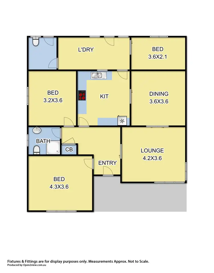 Floorplan of Homely house listing, 5 Abeckett Street, Yea VIC 3717