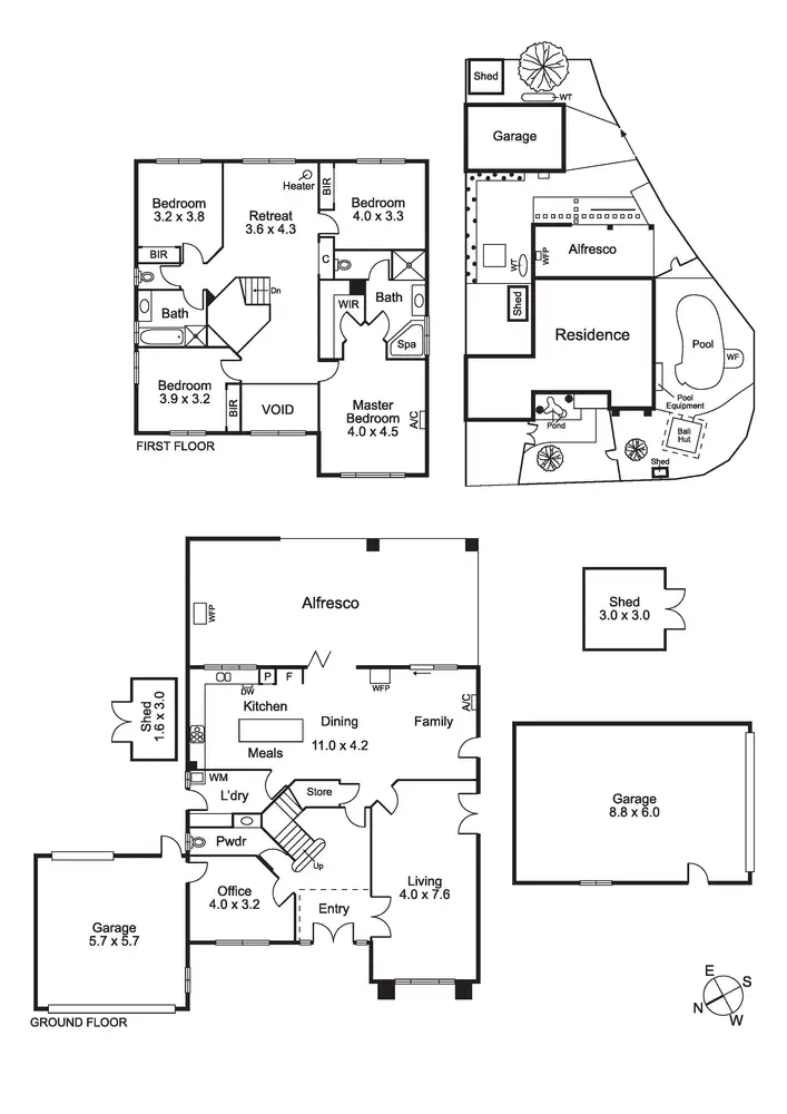 Floorplan of Homely house listing, 2 Noah Close, Mornington VIC 3931