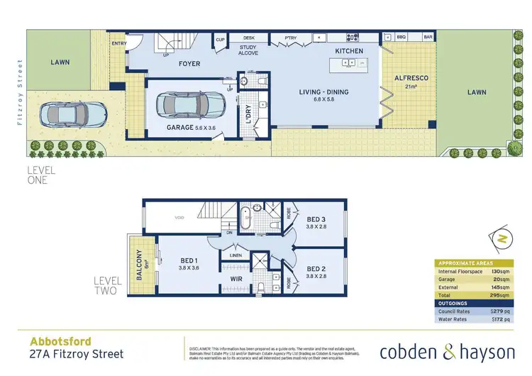 Floorplan of Homely house listing, 27A Fitzroy Street, Abbotsford NSW 2046