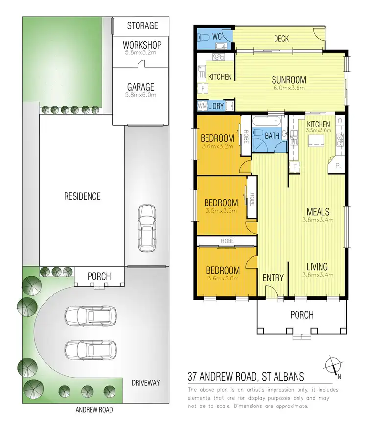 Floorplan of Homely house listing, 37 Andrew Road, St Albans VIC 3021