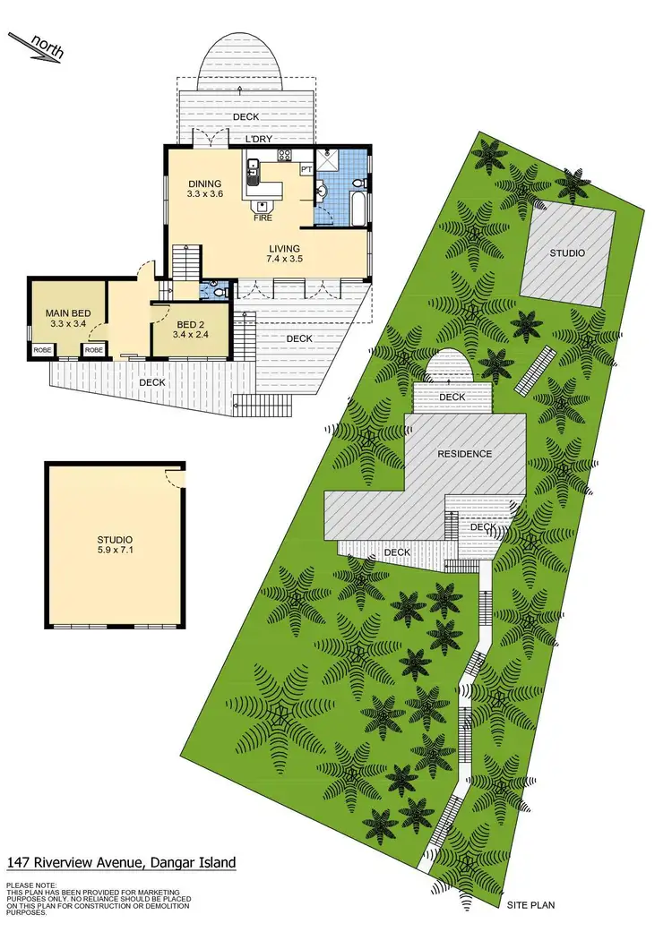 Floorplan of Homely house listing, 147 Riverview Avenue, Dangar Island NSW 2083