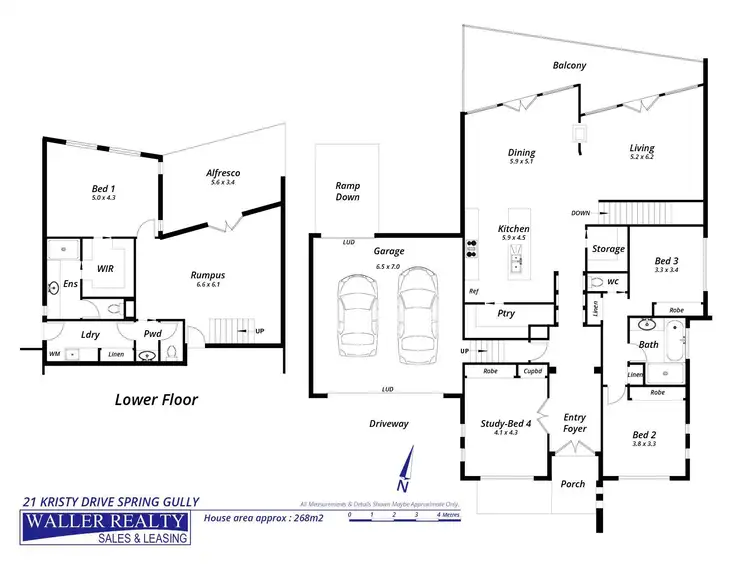 Floorplan of Homely house listing, 21 Kristy Drive, Spring Gully VIC 3550