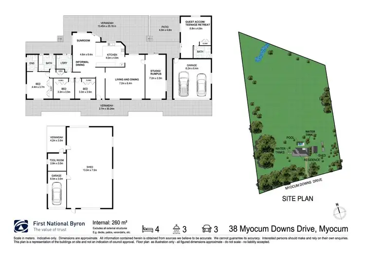 Floorplan of Homely house listing, 38 Myocum Downs Drive, Myocum NSW 2481