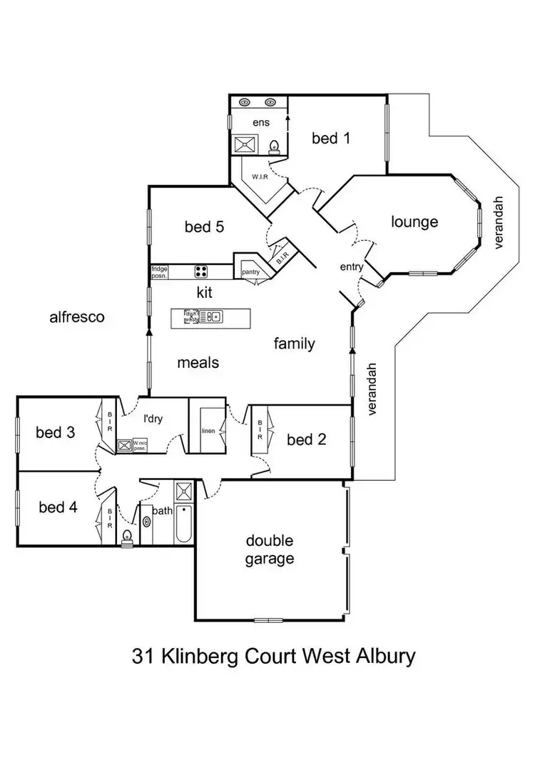 Floorplan of Homely house listing, 31 Klinberg Court, West Albury NSW 2640
