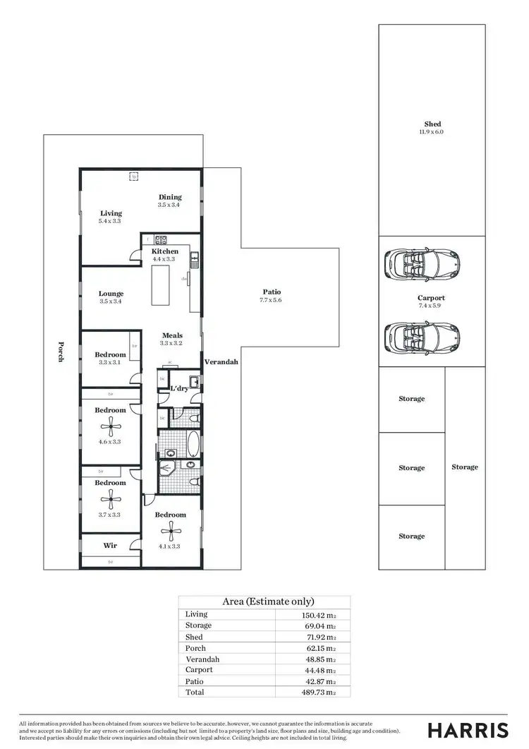 Floorplan of Homely rural property listing, 32 Scottsburn Road, Echunga SA 5153