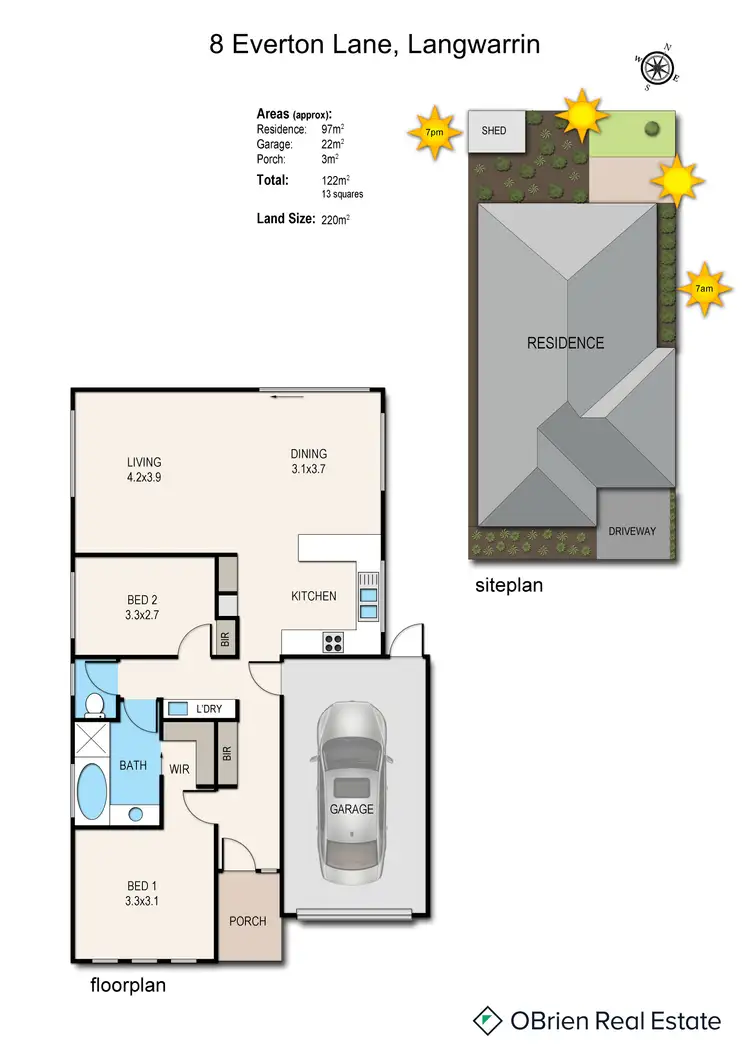 Floorplan of Homely unit listing, 8 Everton Lane, Langwarrin VIC 3910