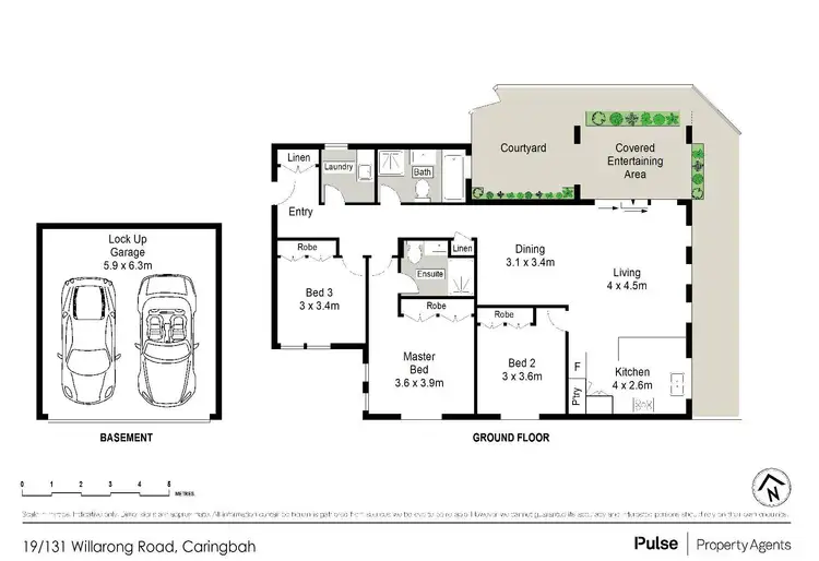 Floorplan of Homely apartment listing, 19/131-135 Willarong Road, Caringbah NSW 2229