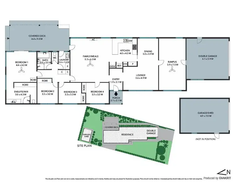 Floorplan of Homely house listing, 15 Parkside Crescent, Mornington VIC 3931