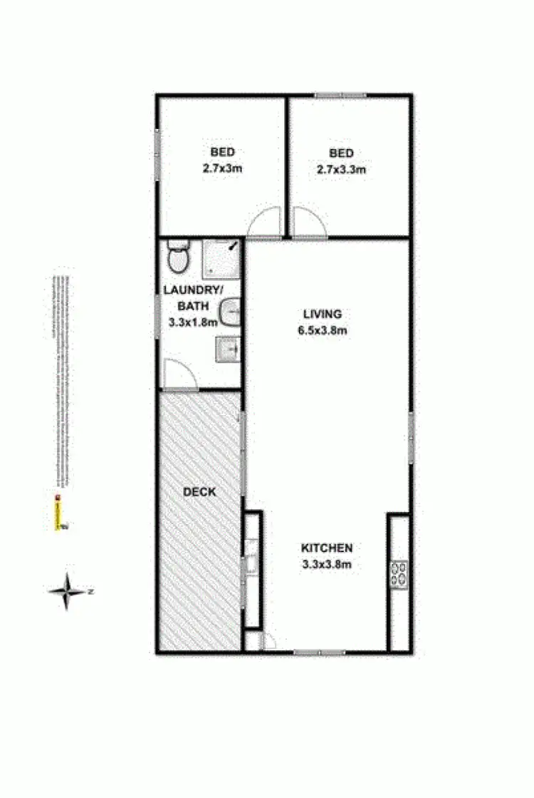 Floorplan of Homely rural property listing, 3622 Great Ocean Road, Glenaire VIC 3238