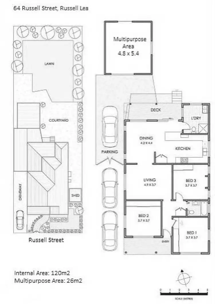 Floorplan of Homely house listing, 64 Russell Street, Russell Lea NSW 2046