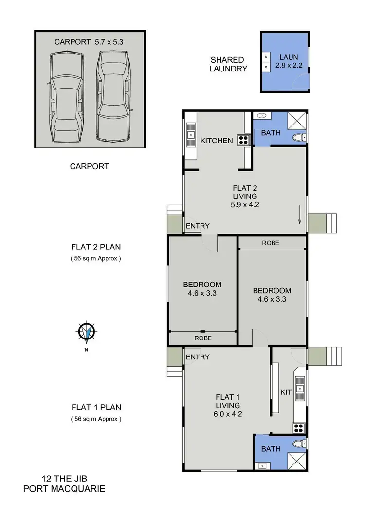 Floorplan of Homely house listing, 12 The Jib, Port Macquarie NSW 2444