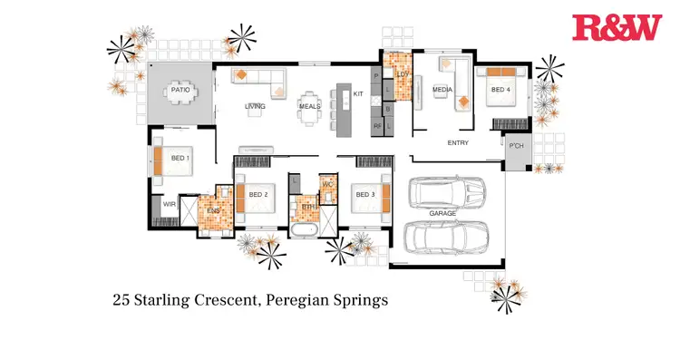 Floorplan of Homely house listing, 25 Starling Crescent, Peregian Springs QLD 4573