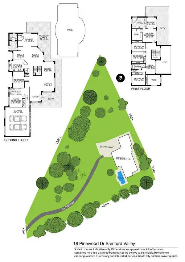 Floorplan of Homely house listing, 18 Pinewood Drive, Samford Valley QLD 4520