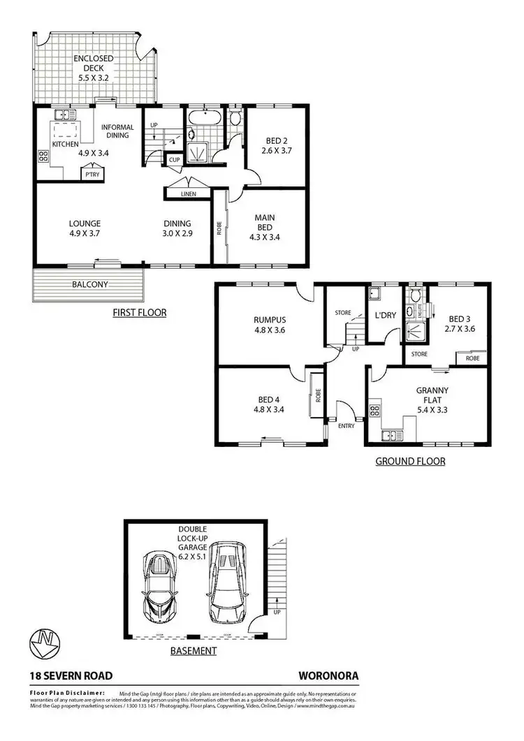Floorplan of Homely house listing, 18 Severn Road, Woronora NSW 2232