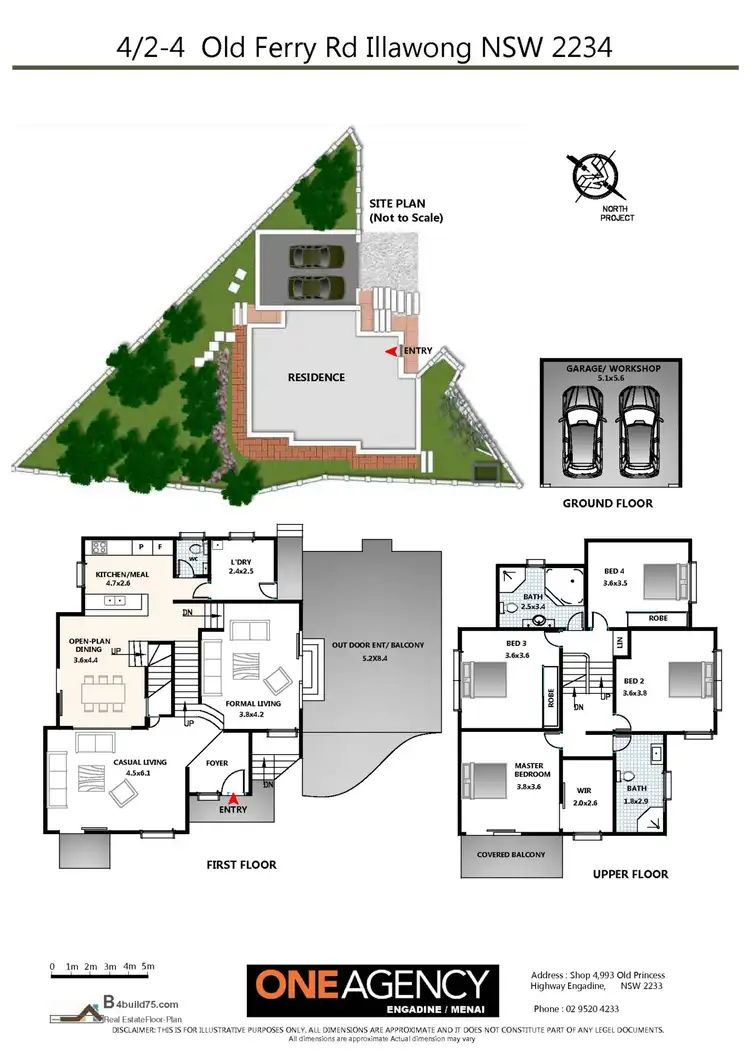 Floorplan of Homely townhouse listing, 4/2-4 Old Ferry Road, Illawong NSW 2234