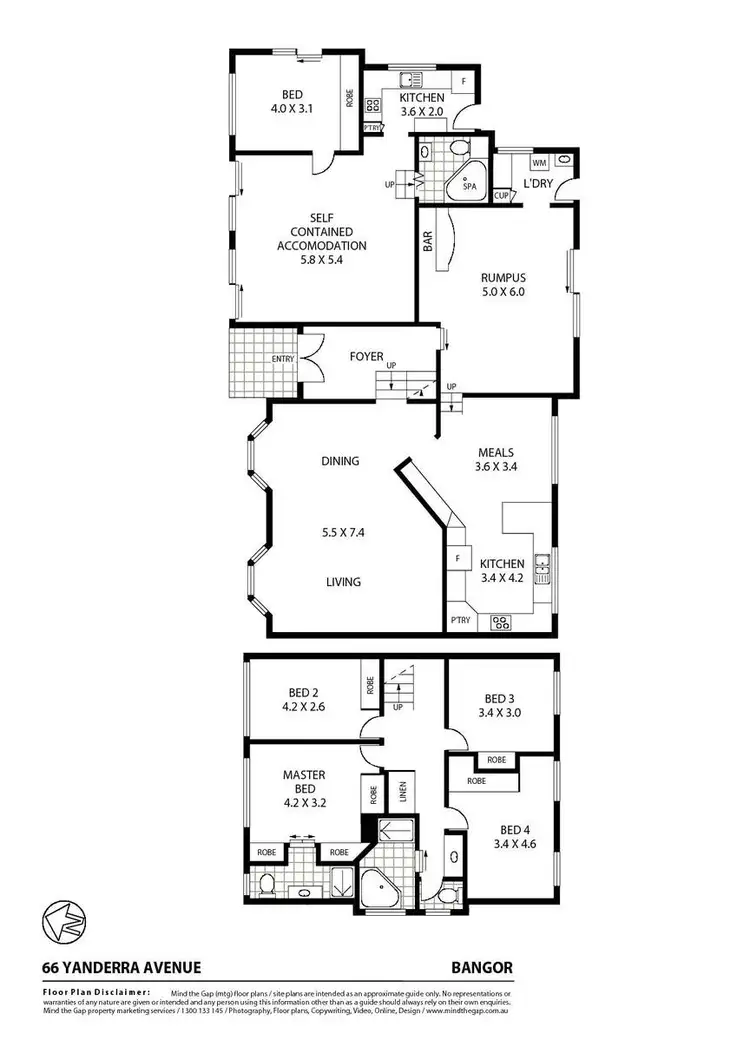 Floorplan of Homely house listing, 66 Yanderra Avenue, Bangor NSW 2234