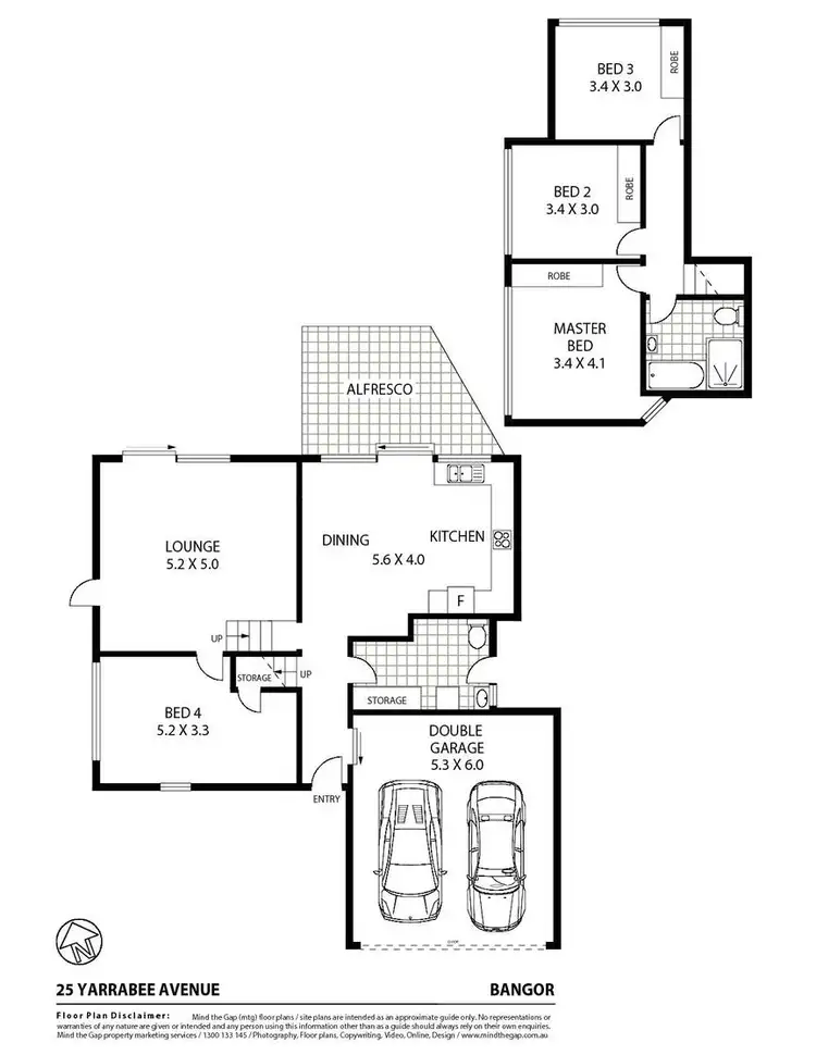Floorplan of Homely house listing, 25 Yarrabee Avenue, Bangor NSW 2234
