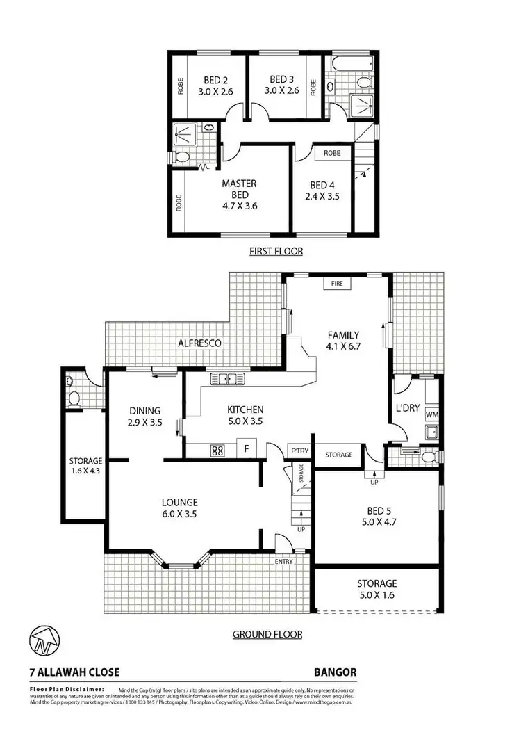 Floorplan of Homely house listing, 7 Allawah Close, Bangor NSW 2234