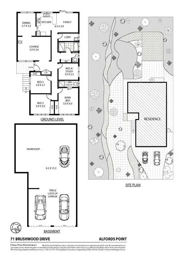 Floorplan of Homely house listing, 71 Brushwood Drive, Alfords Point NSW 2234