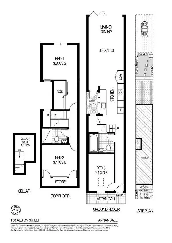 Floorplan of Homely house listing, 188 Albion Street, Annandale NSW 2038