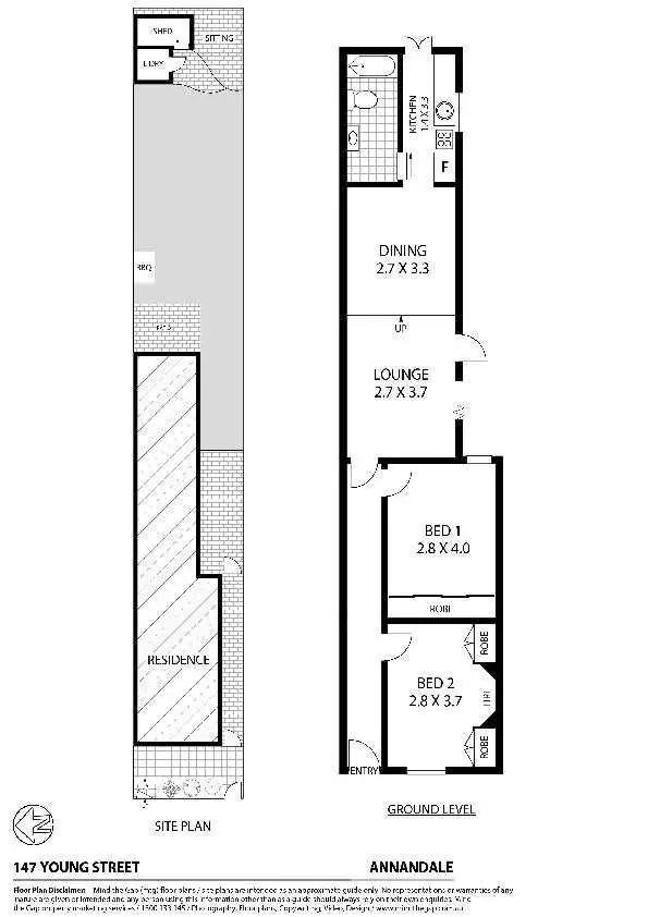 Floorplan of Homely house listing, 147 Young Street, Annandale NSW 2038