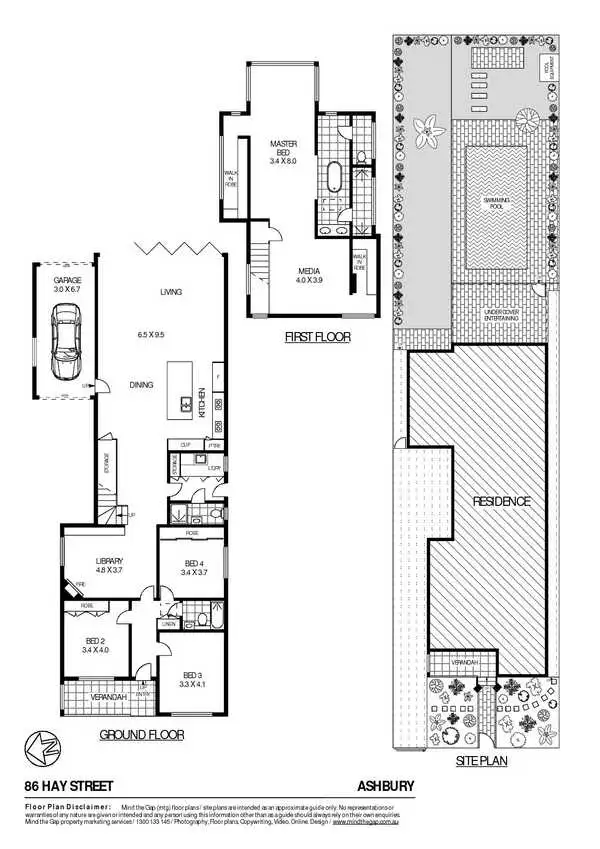 Floorplan of Homely house listing, 86 Hay Street, Ashbury NSW 2193