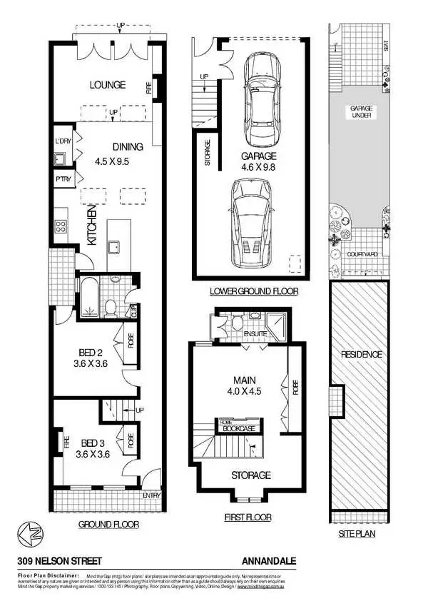 Floorplan of Homely house listing, 309 Nelson Street, Annandale NSW 2038