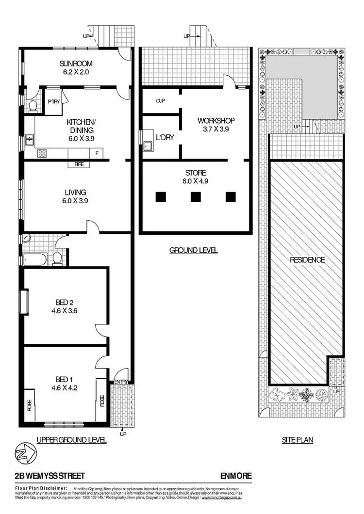 Floorplan of Homely house listing, 2B Wemyss Street, Enmore NSW 2042