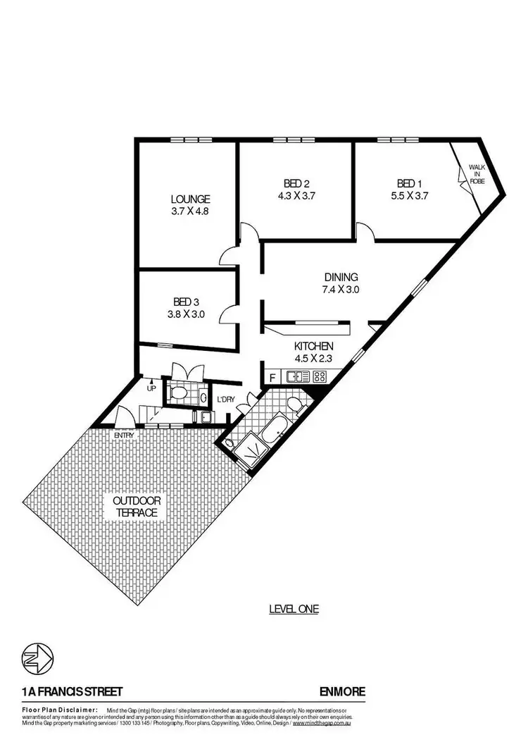 Floorplan of Homely unit listing, 4/230 Enmore Road, Enmore NSW 2042