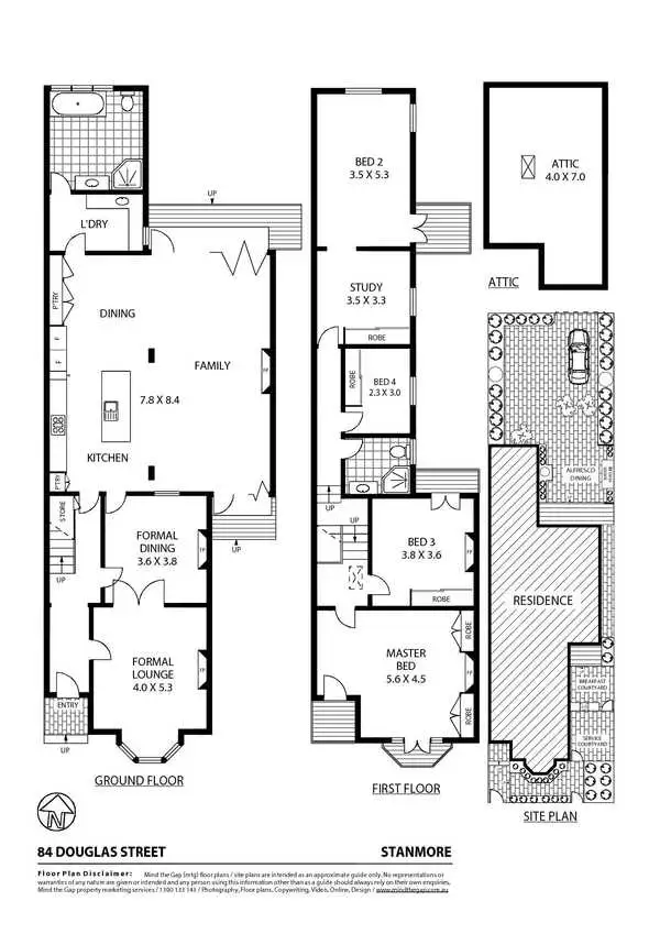 Floorplan of Homely house listing, 84 Douglas Street, Stanmore NSW 2048