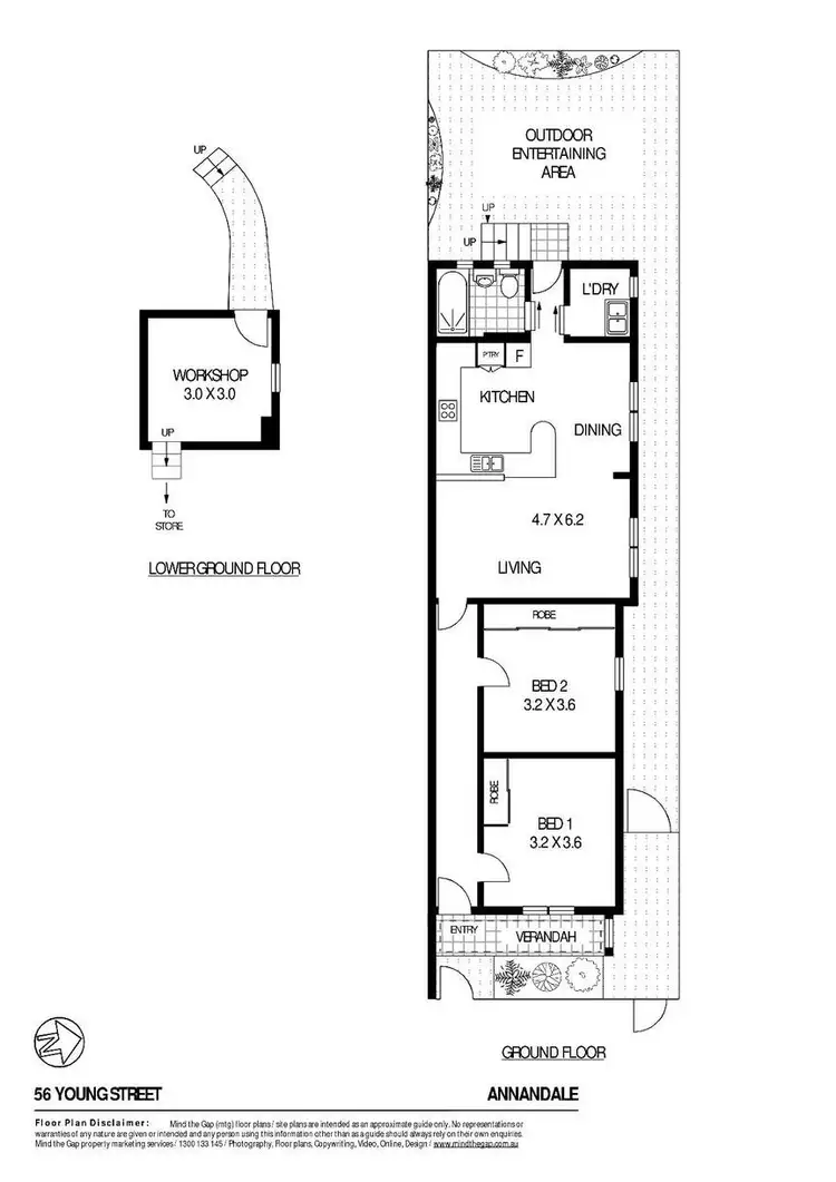 Floorplan of Homely house listing, 56 Young Street, Annandale NSW 2038