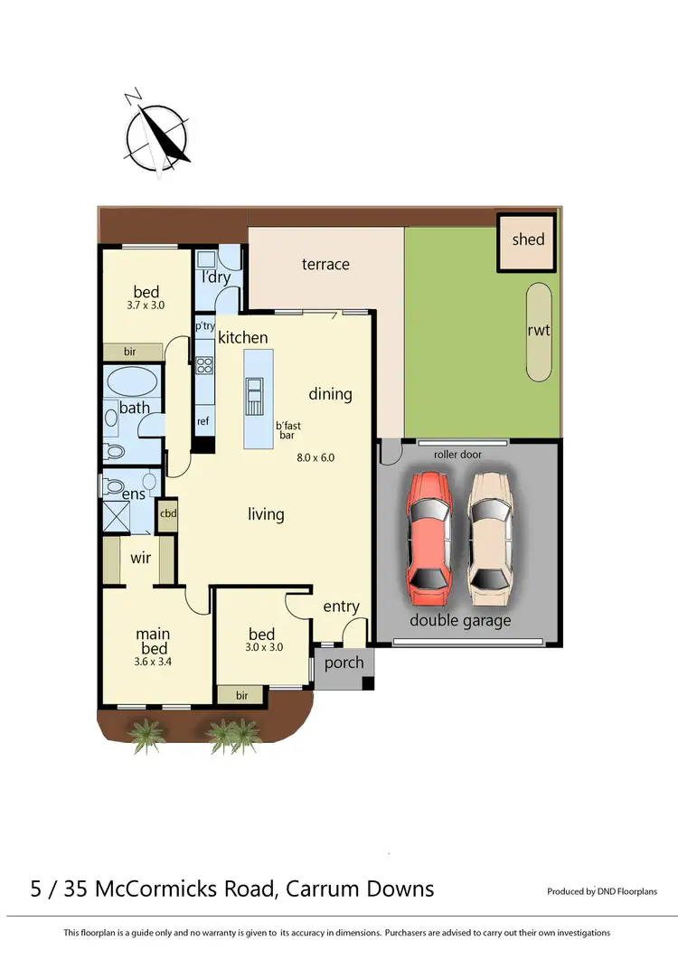 Floorplan of Homely unit listing, 5/35 Mccormicks Road, Carrum Downs VIC 3201