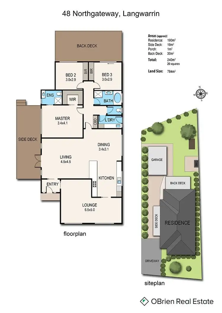 Floorplan of Homely house listing, 48 Northgateway, Langwarrin VIC 3910