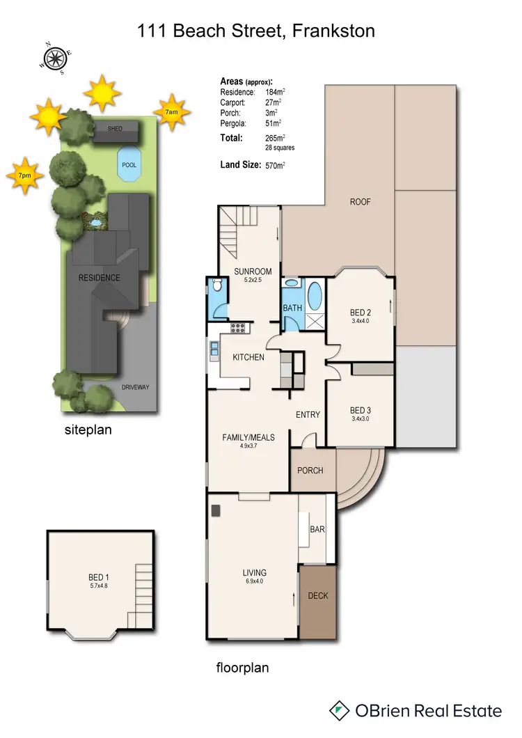 Floorplan of Homely house listing, 111 Beach Street, Frankston VIC 3199