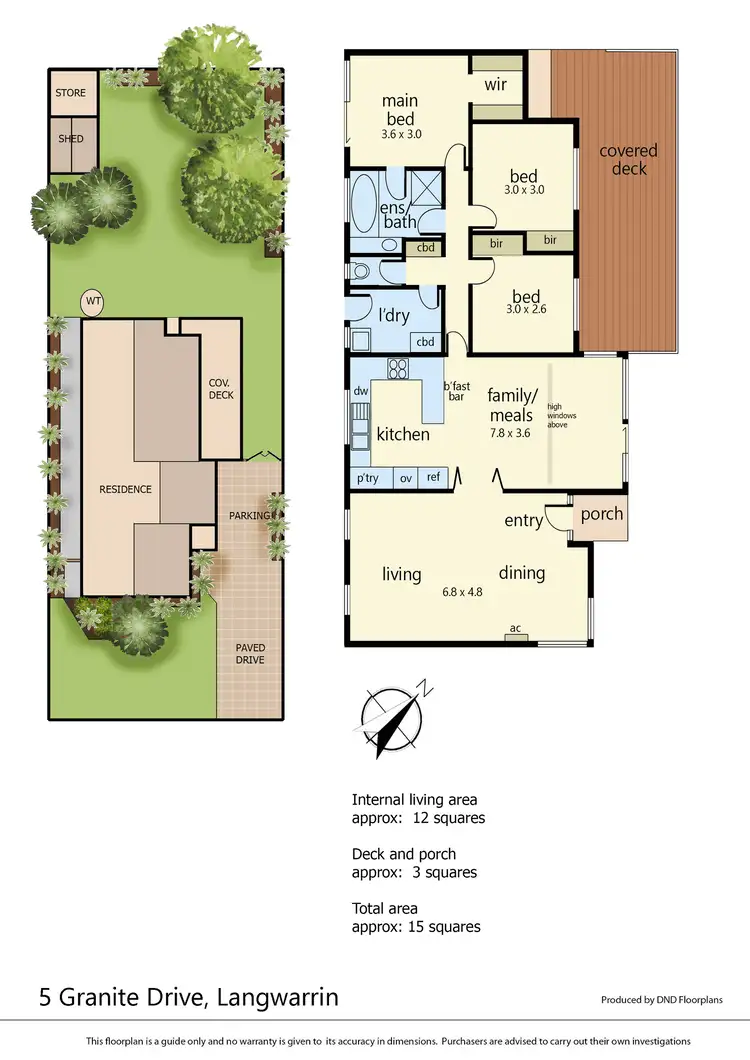 Floorplan of Homely house listing, 5 Granite Drive, Langwarrin VIC 3910