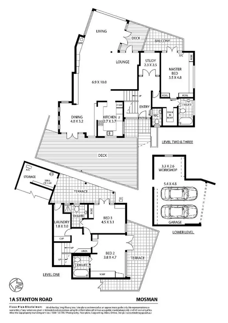 Floorplan of Homely house listing, 1A Stanton Road, Mosman NSW 2088
