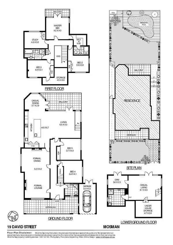 Floorplan of Homely house listing, 19 David Street, Mosman NSW 2088